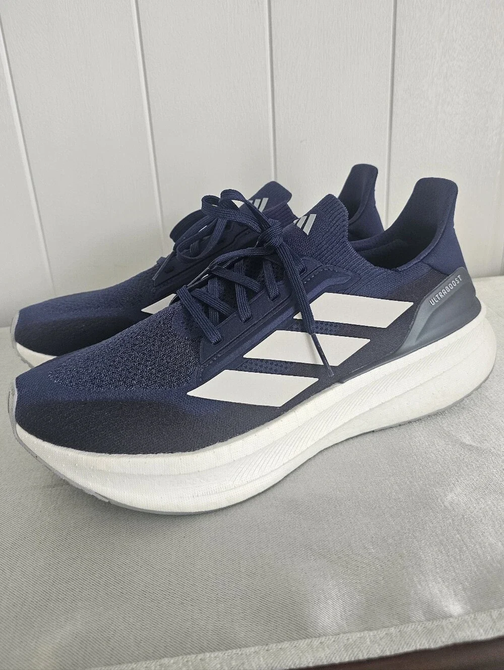 ADIDAS UltraBoost 5X Mens Blue Running Shoes, Sneakers